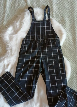 Salopette noir carreaux chic 10 ans, condition: Very good, size: 10 years / 140 cm, €8.00, €9.10 includes Buyer Protection Pro