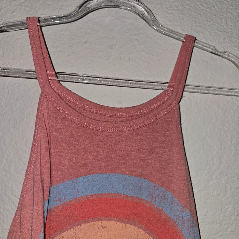 LOL Vintage M rayon blend california dreamer tunic tank top 3