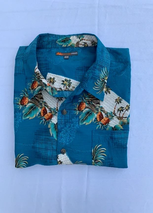 Chemise hawaïenne Mountain Ridge || Motif ananas et palmiers || Taille XXL, merk: mountainridge, staat: Nieuw zonder prijskaartje, maat: XXL, € 10,00, € 11,20 inclusief Kopersbescherming