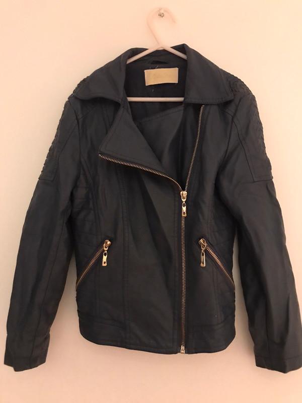 Veste simili cuir discount fille 8 ans