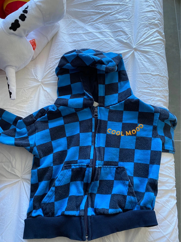 Veste surv tement carreaux Vinted