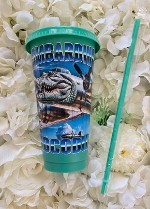 Bombardiro Crocodilo Brainrot Cold Cup, brand: Brainrot, condition: New with tags, £10.00, £11.20 includes Buyer Protection