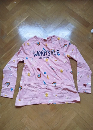 Camiseta manga larga "workshop it's funtastic", brand: Zara Kids, condizioni: Ottime, taglia: 14 anni / 164 cm, €1.00, €1.75 include la Protezione acquisti
