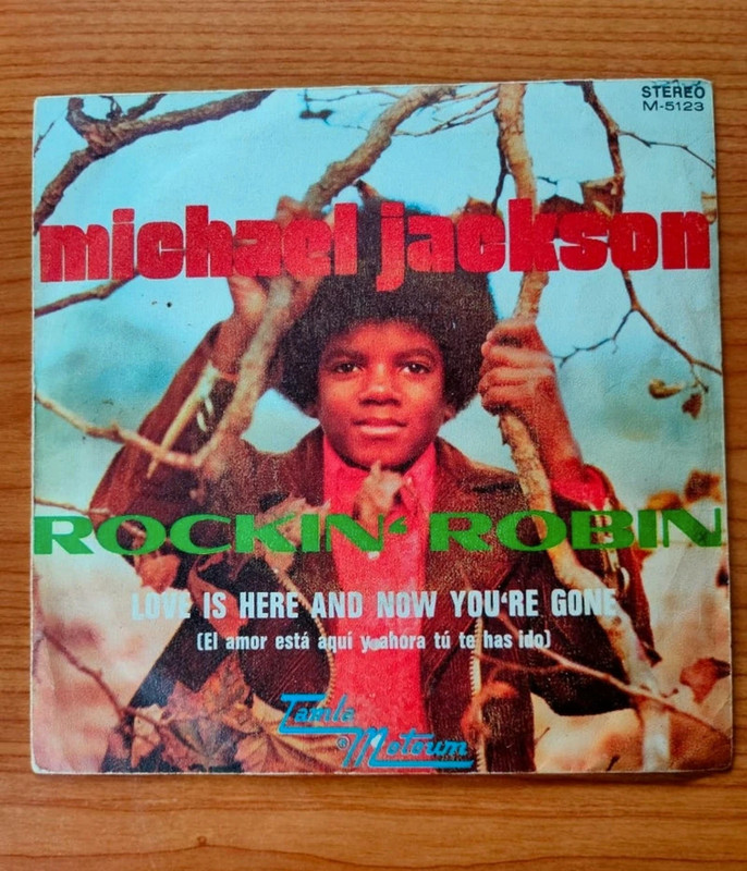 Single 7"  "Rockin' Robin" Michael Jackson  1