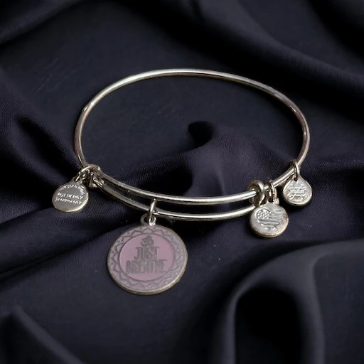 Alex and Ani Just Breathe adjustable bangle bracelet 1