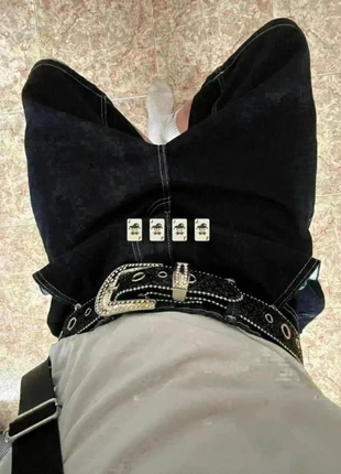 Vintage Y2k Jewelry Belt Black Edition💫, marque: y2k, état: Neuf sans étiquette, taille: 110 cm, 15,99 €, 17,49 € Protection acheteurs incluse