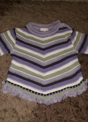 Pull poncho 12 mois, marca: Kimbaloo, estado: Muito bom, tamanho: 9-12 meses / 74 cm, €1.00, €1.75 inclui Proteção do Comprador