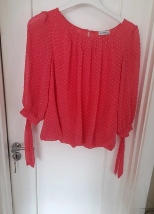 Coral blouson top, brand: pamela Scott’s, condition: Very good, size: XXXL / 46 / 18, €15.00, €16.45 includes Buyer Protection