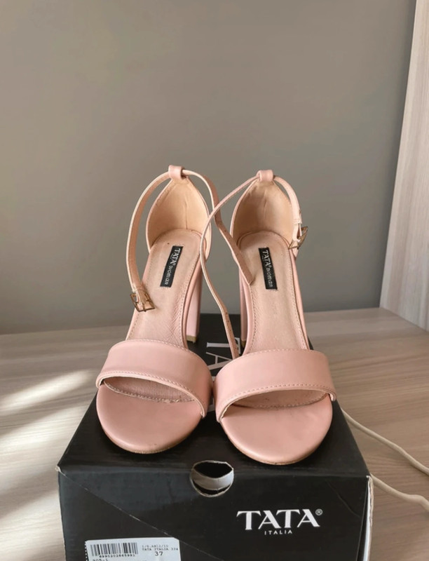 Sandali tacco 2025 rosa cipria