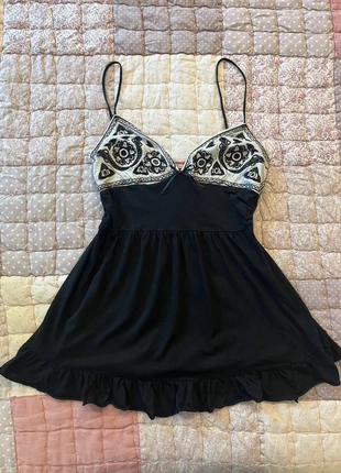 coquette black & white sequin beaded camisole vintage ibiza whimsical boho, marca: COQUETTE, estado: Muy bueno, tamaño: S / 36 / 8, 30,00 €, 32,20 € Protección al comprador Pro incluida