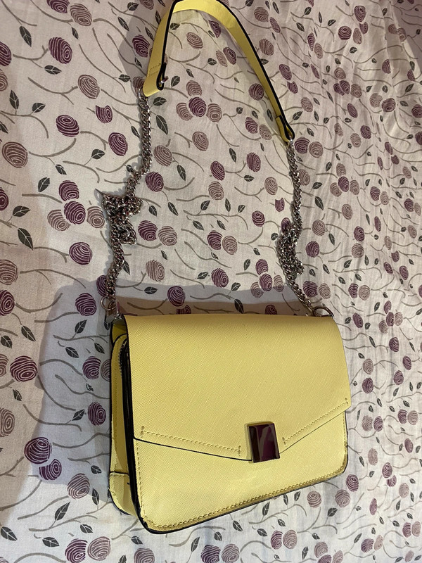 Bolso amarillo zara hotsell