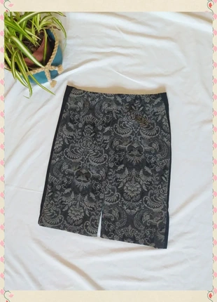 Falda mini de brocado elegante/Elegant Brocade Pencil Skirt T40, marca: La Boutique, estado: Muy bueno, tamaño: L / 40 / 12, 15,00 €, 16,45 € Protección al comprador incluida