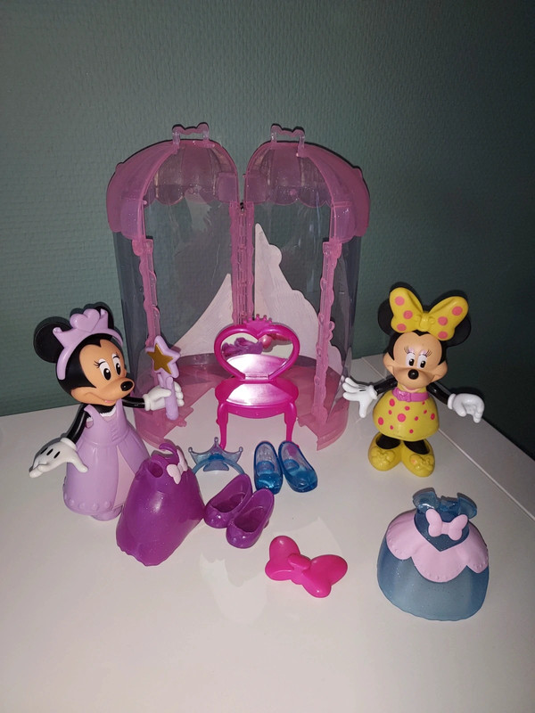 Minnie, coffret 5 figurines 7,5 cm articulees, 5 personnages a  collectionner, jouet pour enfants des 3 ans, mcn19 GPTMCN19 - Conforama
