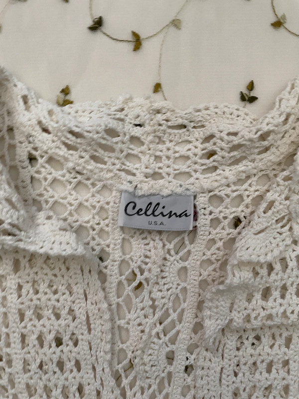 off white floral crochet cardigan 3