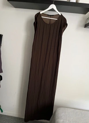Robe marron longue Zara fluide ample ceinture cordon taille s, marke: Zara, zustand: Neu, größe: S / 36 / 8, 15,00 €, 16,45 € inklusive Vinted-Käuferschutz