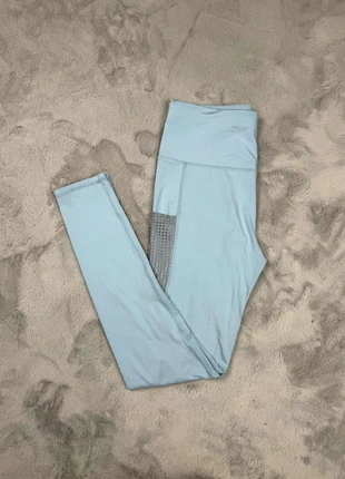 Legging Lululemon Swift Speed Bleu Glacier | Mesh Gris | Longueur 7/8 | Taille 4, marca: Lululemon, estado: Muito bom, tamanho: S / 36 / 8, €40.00, €42.70 inclui Proteção do Comprador