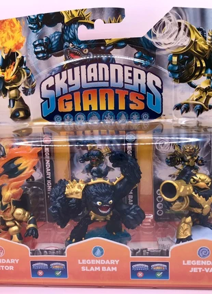 Legendary triple pack Skylanders Giants ignitor slam bam jet vac skylander blister figurine figure, marque: Skylanders, état: Neuf avec étiquette, taille: Taille unique, 67,00 €, 71,05 € Protection acheteurs incluse
