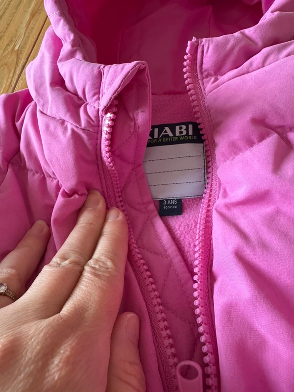 Manteau rose fille - photo numéro 2
