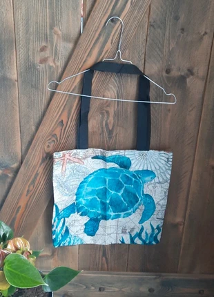 Joli sac fourre-tout imprimé tortue 🐢, marca: Boutique privée, estado: Nuevo sin etiquetas, 5,90 €, 6,90 € Protección al comprador incluida