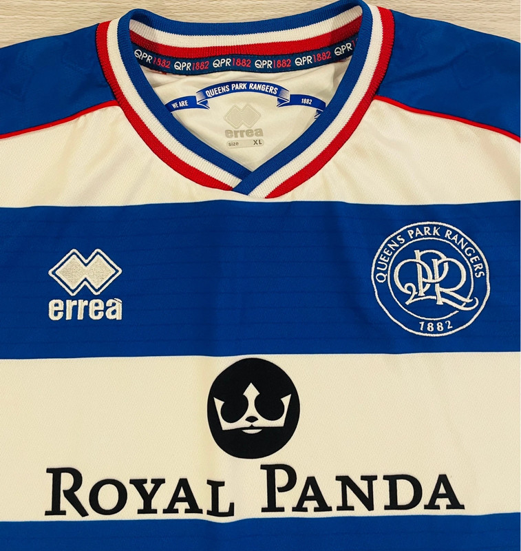 2017/18 Queens Park Rangers Home Football Soccer Jersey Errea Blue Men’s Size XL 2