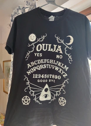 Ouija Board shirt, brand: Gildan, condition: Very good, size: M / 10, £6.50, £7.53 includes Buyer Protection