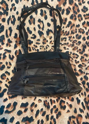 brown vintage leather shoulder bag, brand: Vintage, condition: Very good, £8.00, £9.10 includes Buyer Protection