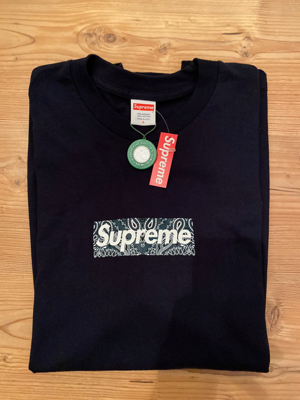 Supreme Bandana Box Logo Tee Black