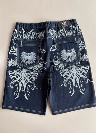 short en jeans Y2K avec motif imprimé aigle blanc taille M 85% coton 15% polyester, marque: y2k, état: Neuf avec étiquette, taille: M, 25,00 €, 26,95 € Protection acheteurs incluse