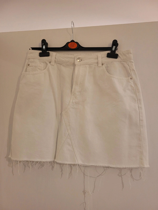 White denim sale skirt primark