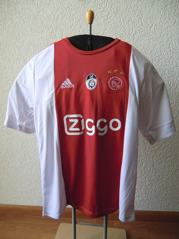 agentschap vuilnis Lenen Voetbal Shirt Ajax Overlijden Eerbetoon Cruijff #14 tenue maat XL - Vinted