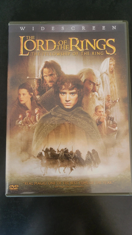 Lord of the rings The fellowship of the ring dvd 1