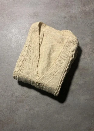 Cardigan Aran Vintage Irish Wool en 100% pure laine Beige en maille torsadée taille L, marque: Aran Crafts, état: Très bon état, taille: L, 29,99 €, 32,19 € Protection acheteurs incluse