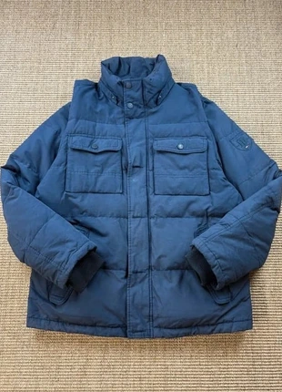 Doudoune Tommy Hilfiger Bleu Marine Col Montant Patch Manche Logo Brodé L homme #0041, brand: Tommy Hilfiger, condition: Good, size: L, €23.51, €25.39 includes Buyer Protection Pro