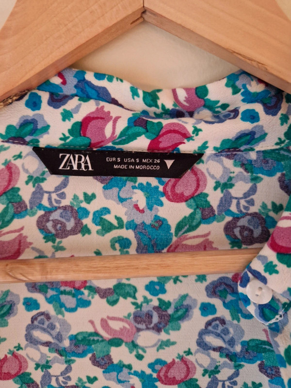 Camisa florida zara 4