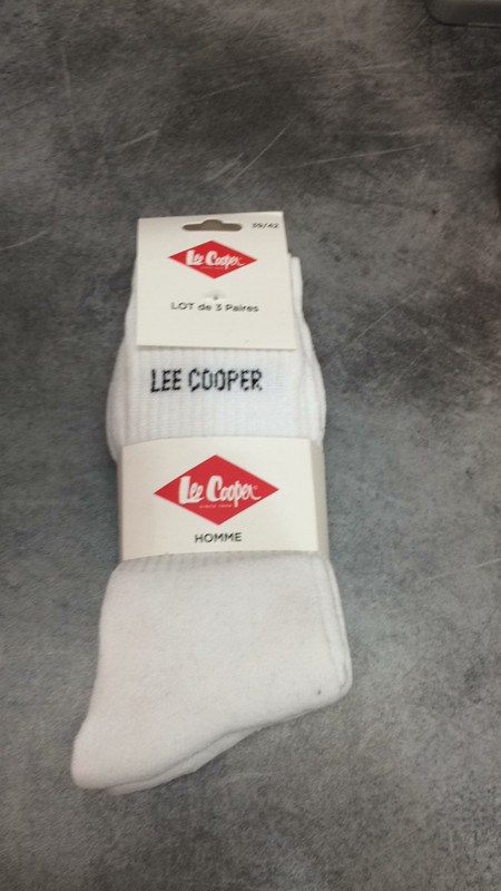 Chaussettes 3 paires Lee Cooper neuve homme 43 46 - Lee Cooper