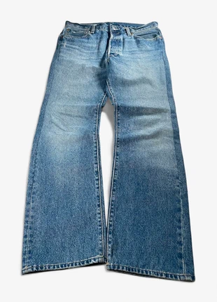 Vintage USA Levi’s 501 Jeans Rework og straight baggy fit Y2K sandblasted blue - 32x32, marke: JNCO, zustand: Sehr gut, größe: M, 35,00 €, 37,45 € inklusive Vinted-Käuferschutz