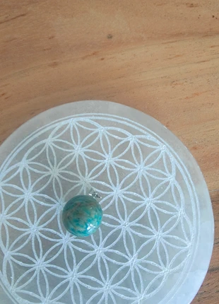 Pendentif : Bille Aventurine verte, état: Neuf sans étiquette, 6,00 €, 7,00 € Protection acheteurs incluse