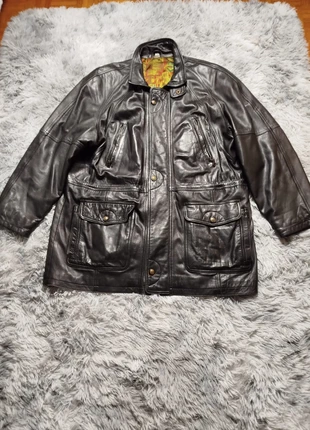 Veste en pur cuit véritable noir taille 58 et vintage, brand: Vintage Dressing, condition: Very good, size: XXL, €35.00, €37.45 includes Buyer Protection