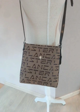 Sac à main besace bandoulière toile Nylon et cuir Lancaster, marca: Lancaster, estado: Bom, €25.00, €26.95 inclui Proteção do Comprador Pro