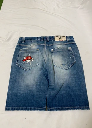 hip hop y2k embroidered shorts jonk 46, marca: Jonk 46, estado: Novo sem etiquetas, tamanho: M, €19.00, €20.65 inclui Proteção do Comprador