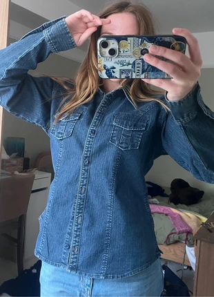 vintage denim jacket, brand: Riders, condition: Good, size: S / 8, £10.00, £11.20 includes Buyer Protection