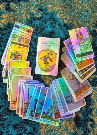 A. E. Waite Holographic Tarot • 78 carte nuove • Tarocchi originali olografici, marke: A. E. Waite Holographic Tarot • 78 carte, zustand: Neu, 13,20 €, 14,56 € inklusive Vinted-Käuferschutz