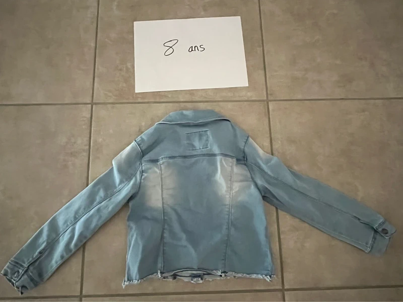 Veste jeans 8 ans - photo numéro 2
