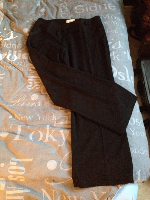 Pantalon droit noir 2