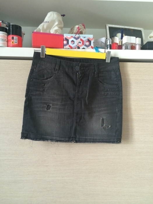 Mini jupe jeans 1