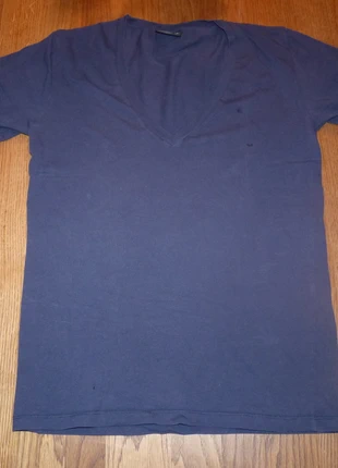 Selected Deep V-neck T-Shirt dunkelblau Gr.M BW/Elasthan, merk: Selected, staat: Heel goed, maat: M, € 6,00, € 7,00 inclusief Kopersbescherming