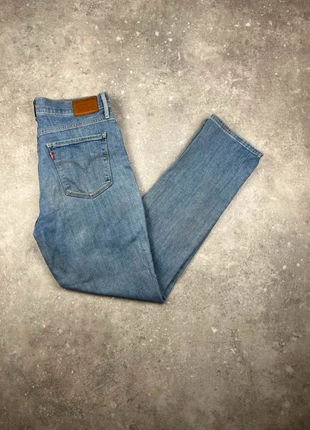 Pantalon Jean Lévis Premium 724 High Rise Straight FR38 W29 L30 Femme Bleu #J192, merk: Levi's, staat: Heel goed, maat: M / 38 / 10, € 22,99, € 24,84 inclusief Kopersbescherming Pro
