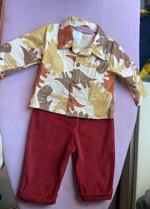 Ensemble chemise pantalon, marque: P'tit Môme, état: Neuf avec étiquette, taille: 3-6 mois / 62 cm, 5,00 €, 5,95 € Protection acheteurs incluse