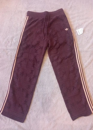 adidas Originals x ASOS - Pantalon de survêtement d'ensemble en maille crochetée - Marron, marque: adidas, état: Neuf avec étiquette, taille: M / 38 / 10, 132,99 €, 140,34 € Protection acheteurs incluse