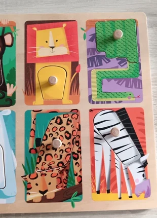 Puzzle sensoriel en bois, brand: Janod, condizioni: Ottime, €6.00, €7.00 include la Protezione acquisti